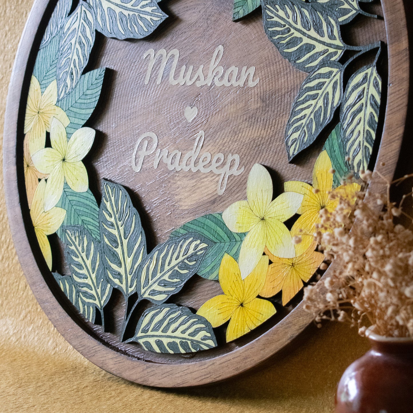 Frangipani & Calathea Freddie | Tropical Garden Collection