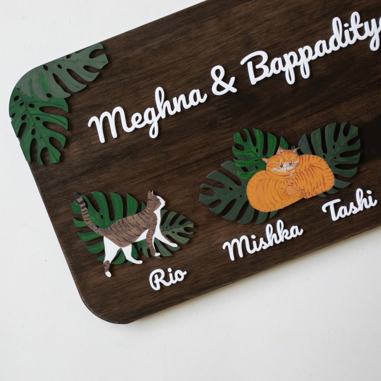 Rectangle | 15" X 9" | Paw Plate | Personalised Pet Nameplate