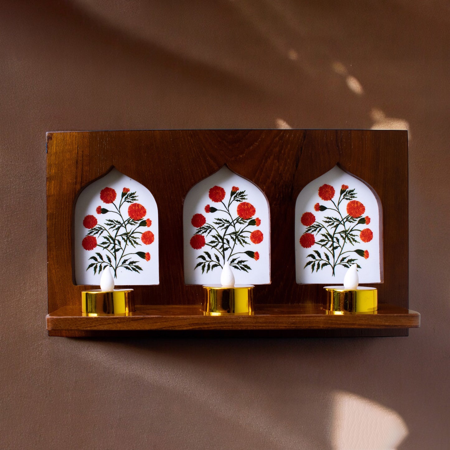 Candle holder | Triple Window | Jharokha Collection
