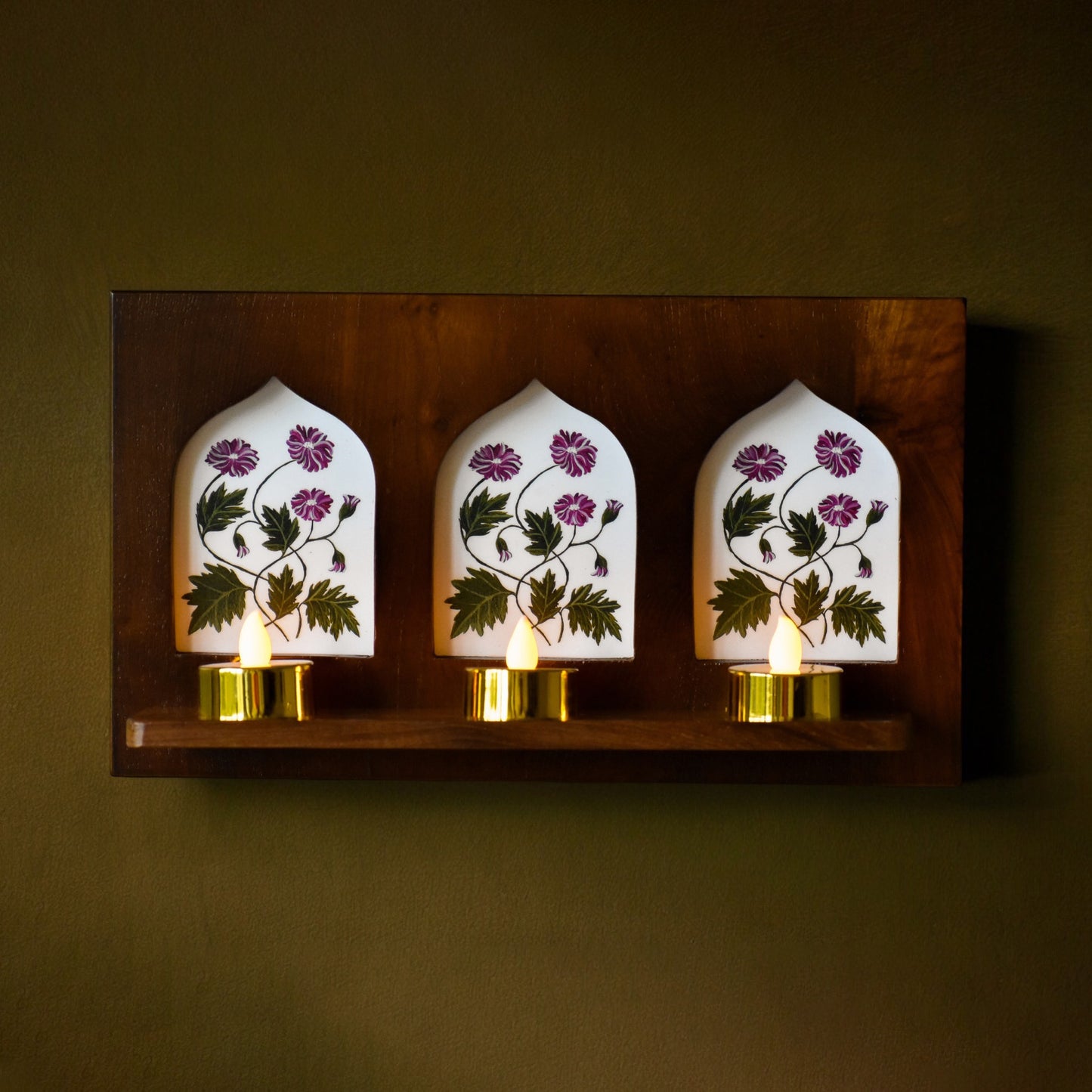 Candle holder | Triple Window | Jharokha Collection