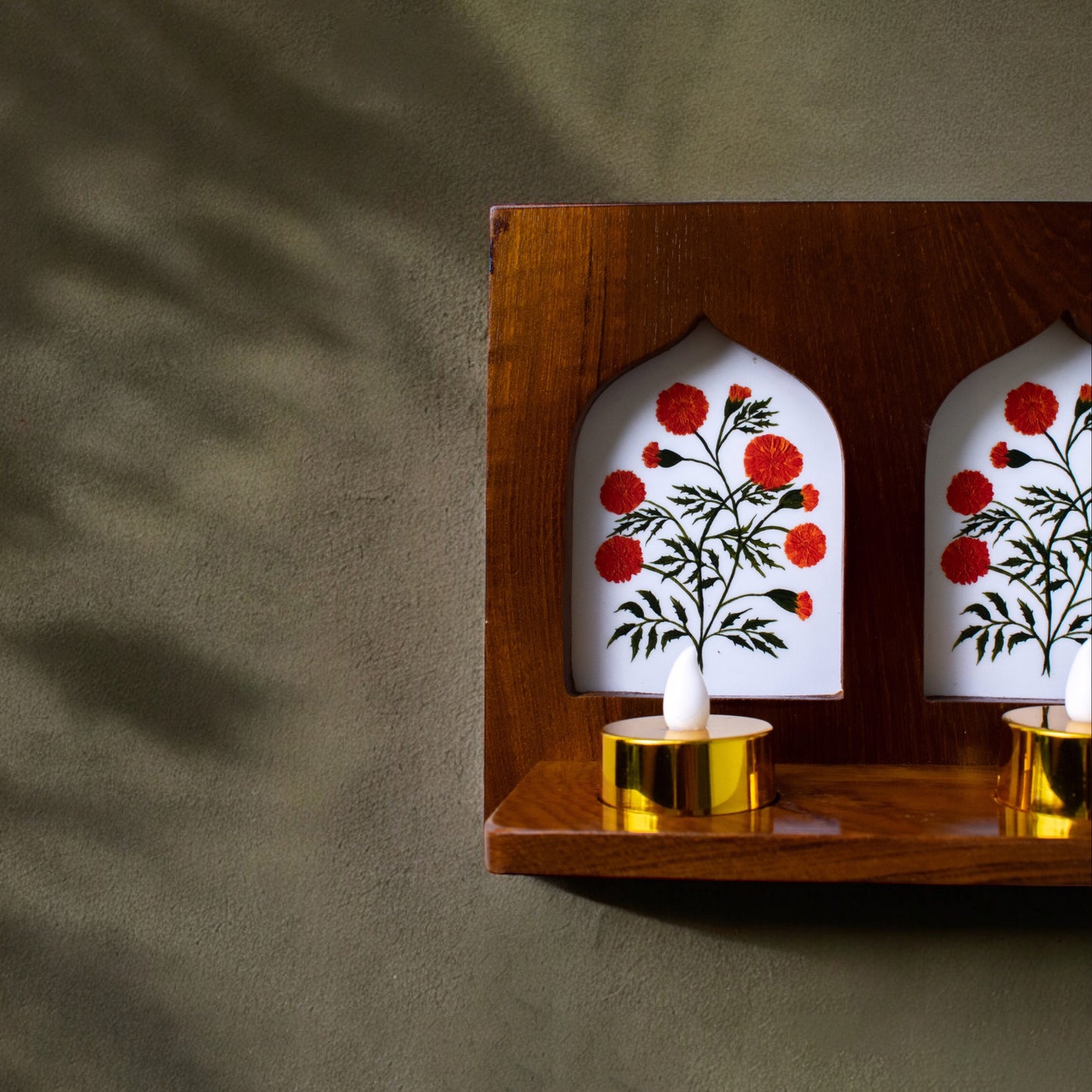 Candle holder | Triple Window | Jharokha Collection