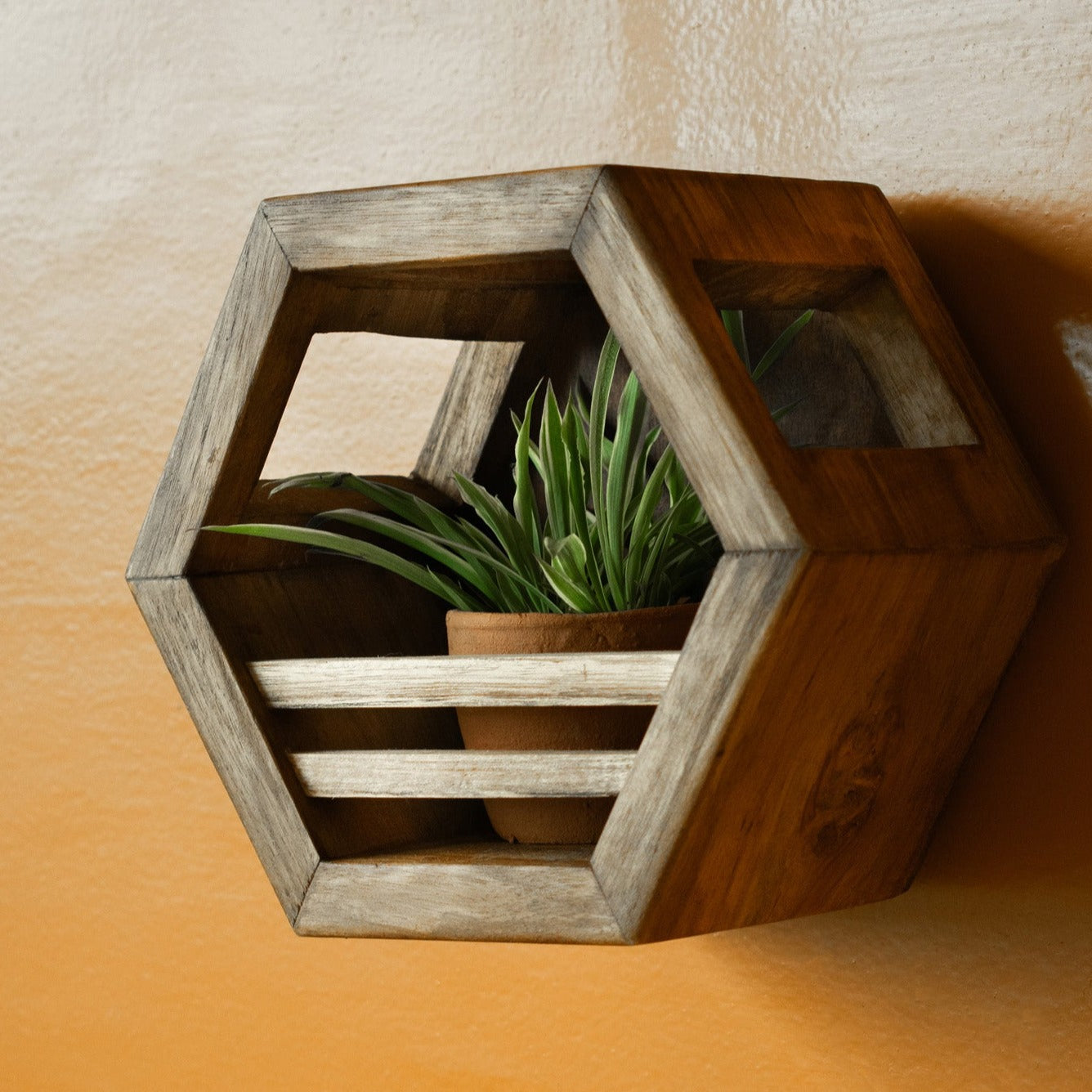 Hexagonal Planter Holder | 8" Diameter