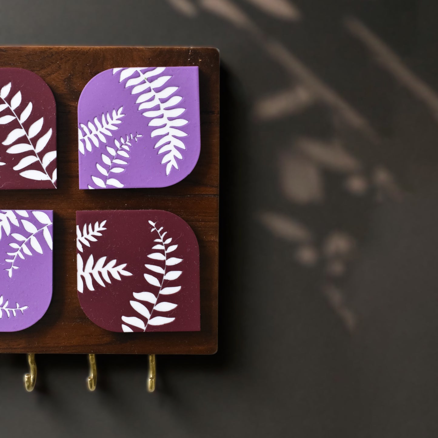 Key holder | Quad | Fern Design 1 | Foliage Collection