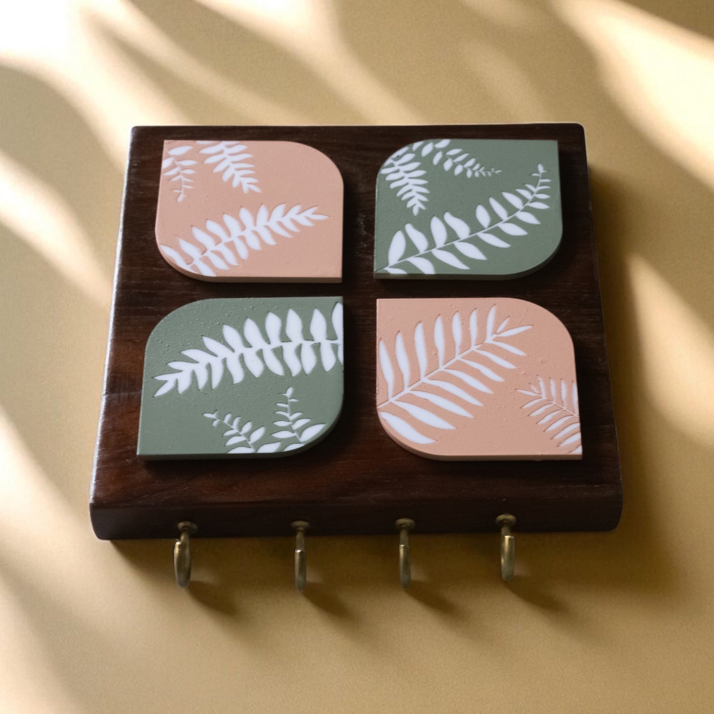 Key holder | Quad | Fern Design 2 | Foliage Collection