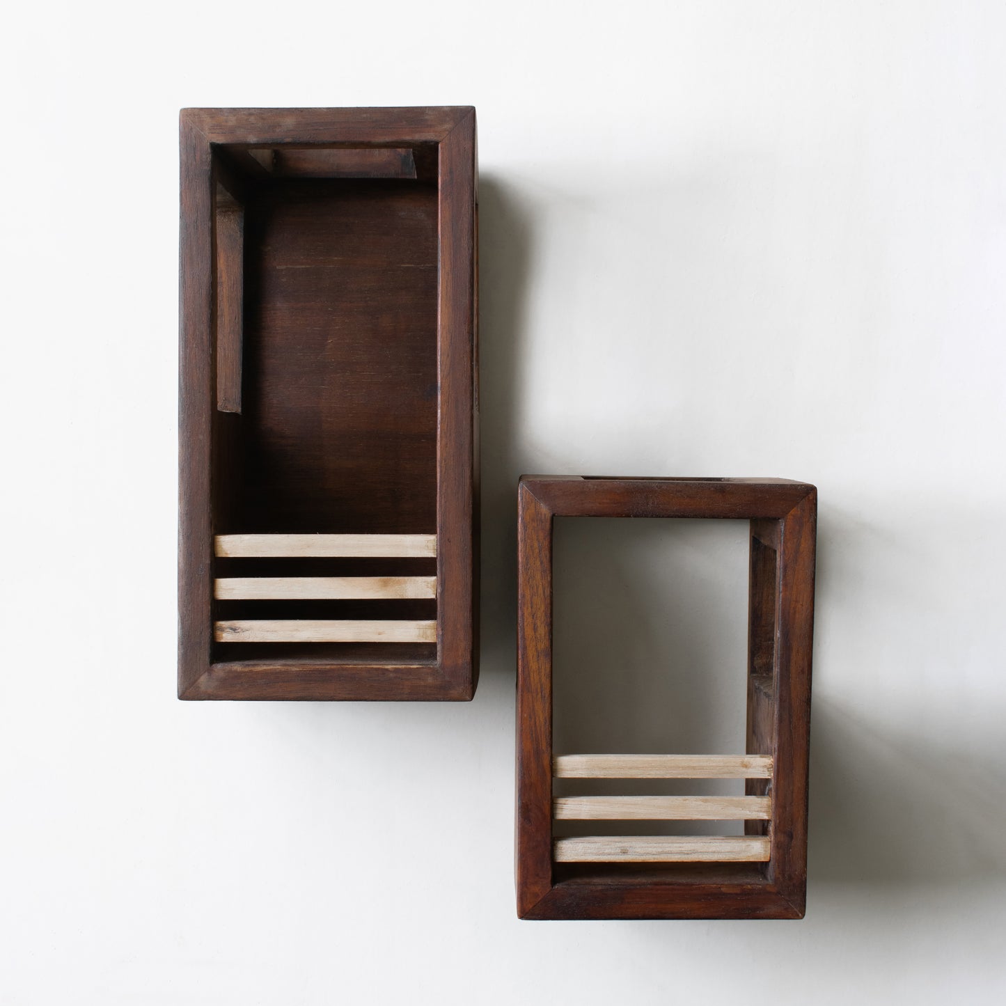Rectangle Variety Combo | Teak Planter Holder