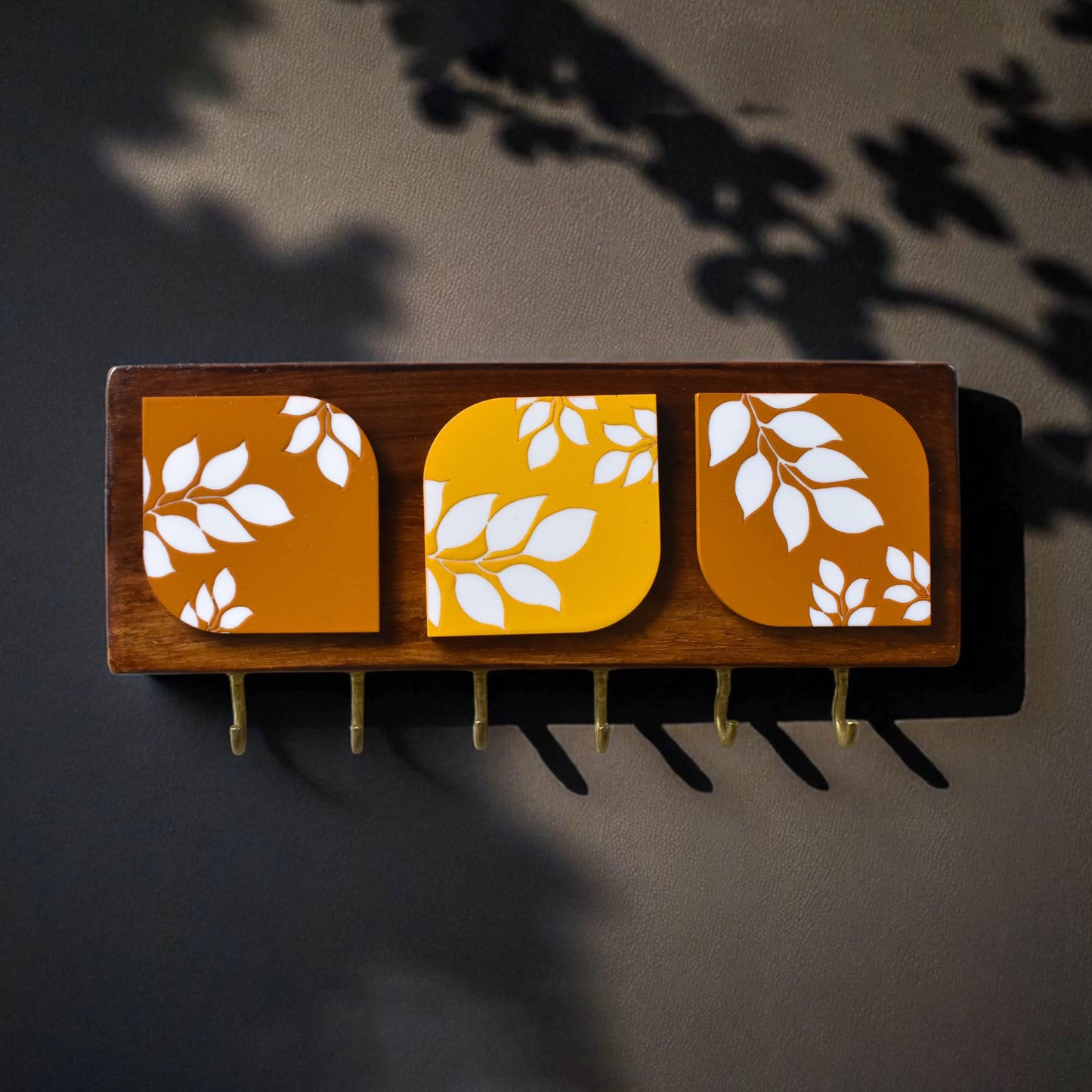 Key holder | Triple | Ficus Design | Foliage Collection