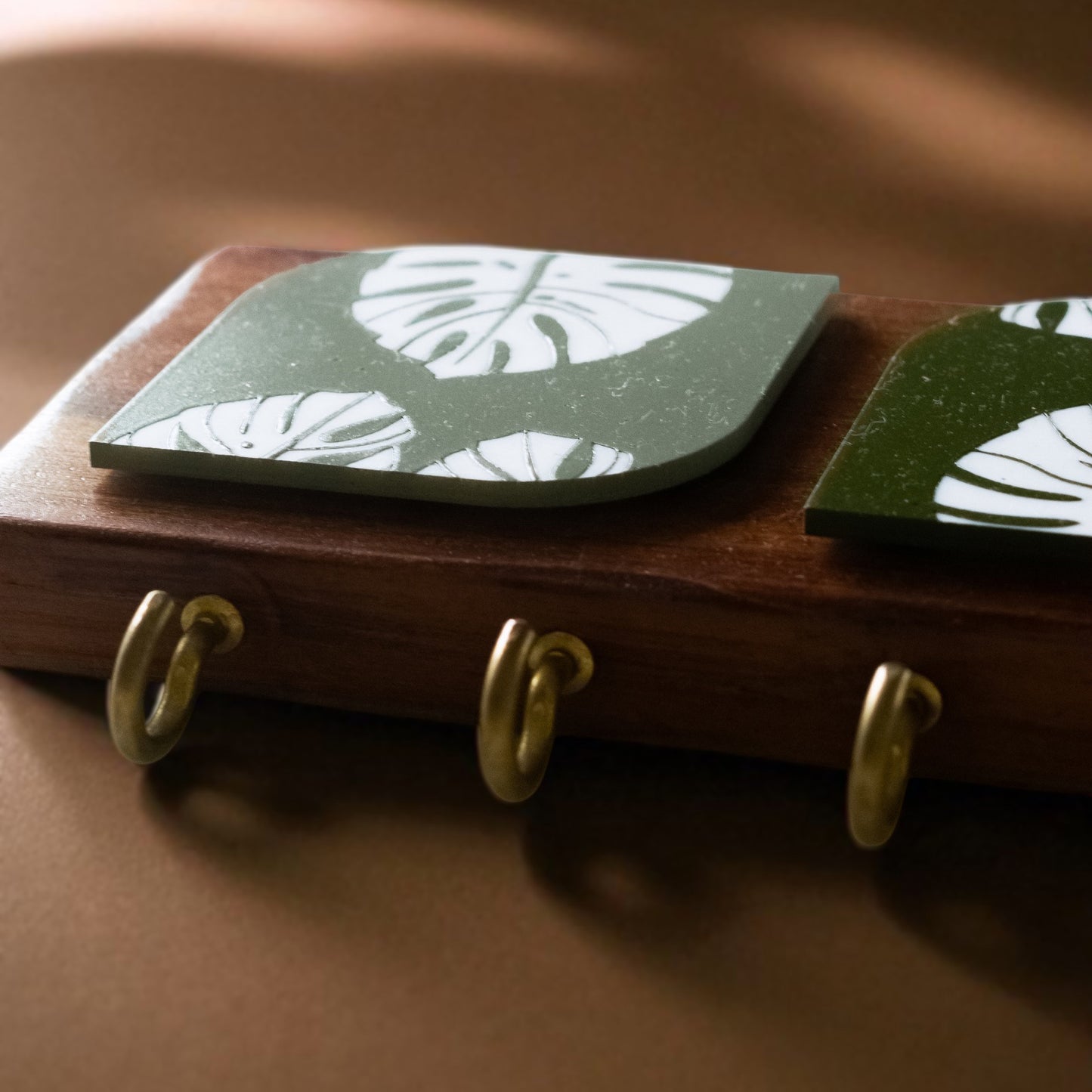 Key holder | Triple | Monstera Design 2 | Foliage Collection