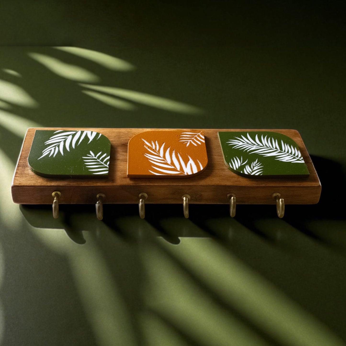 Key holder | Triple | Palm Design 1 | Foliage Collection