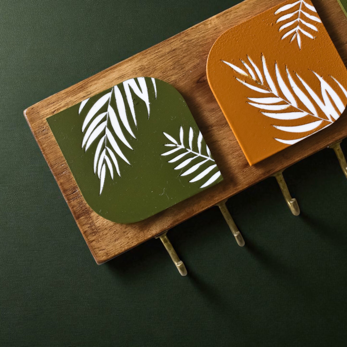 Key holder | Triple | Palm Design 1 | Foliage Collection