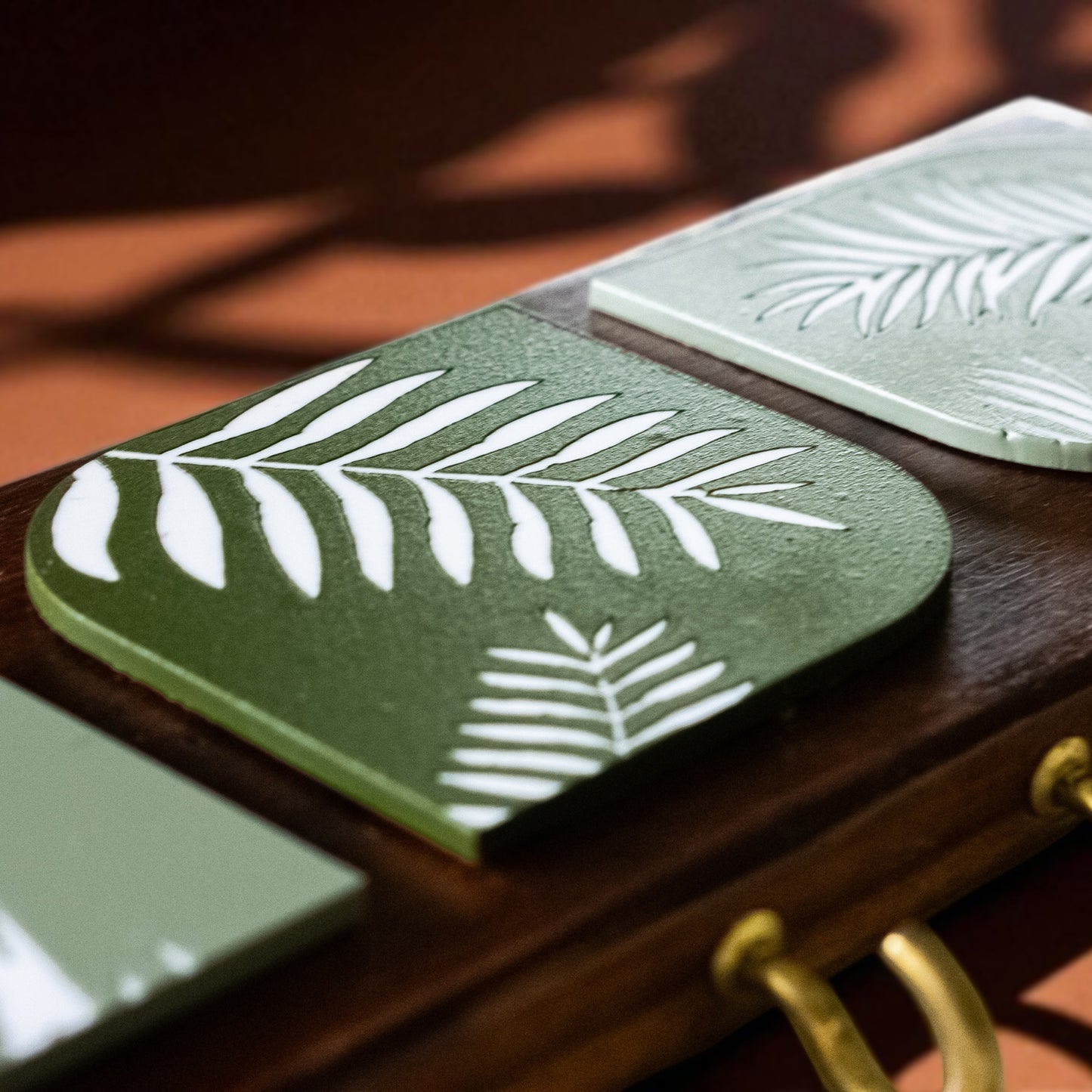 Key holder | Triple | Palm Design 2 | Foliage Collection