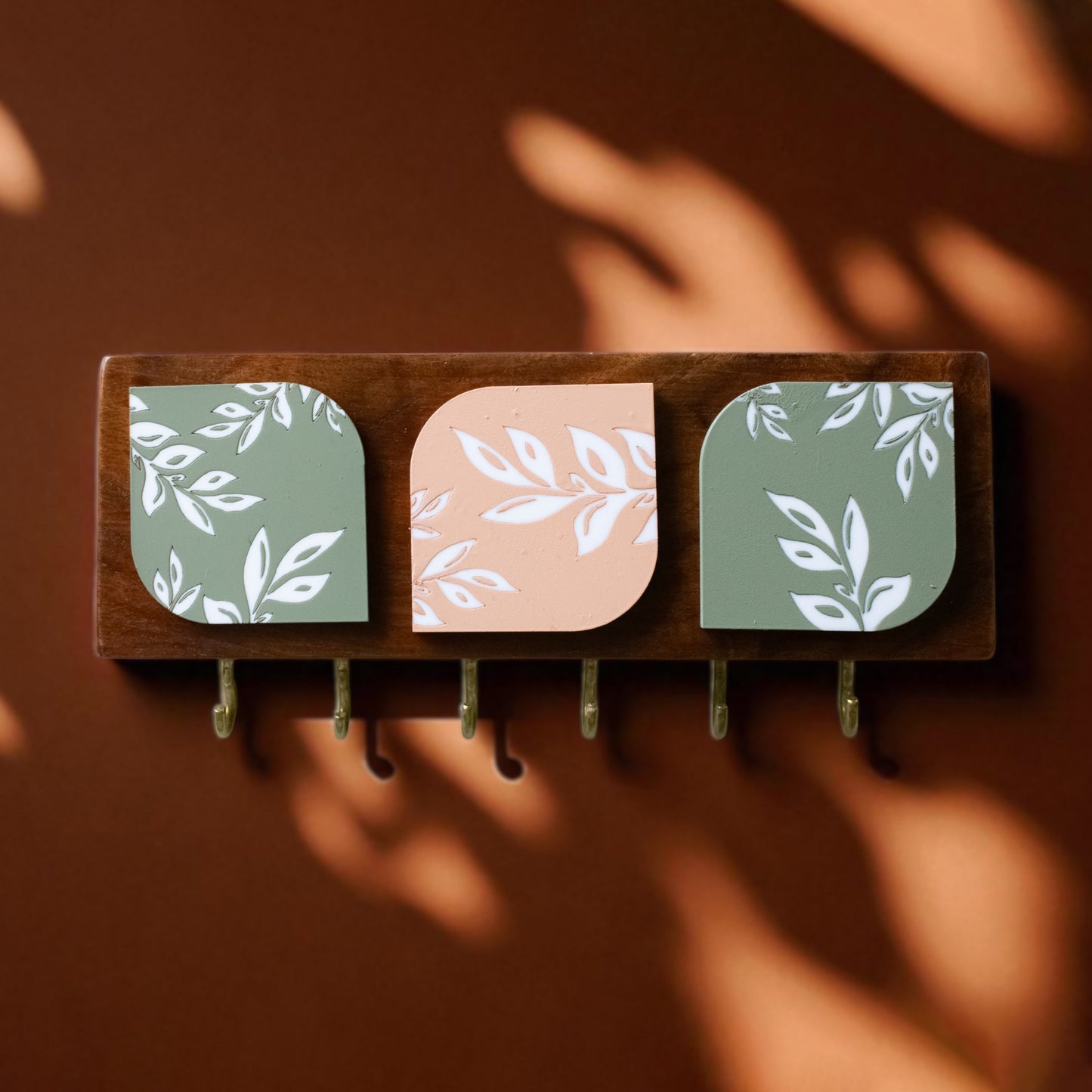 Key holder | Triple | Zebrina Design | Foliage Collection