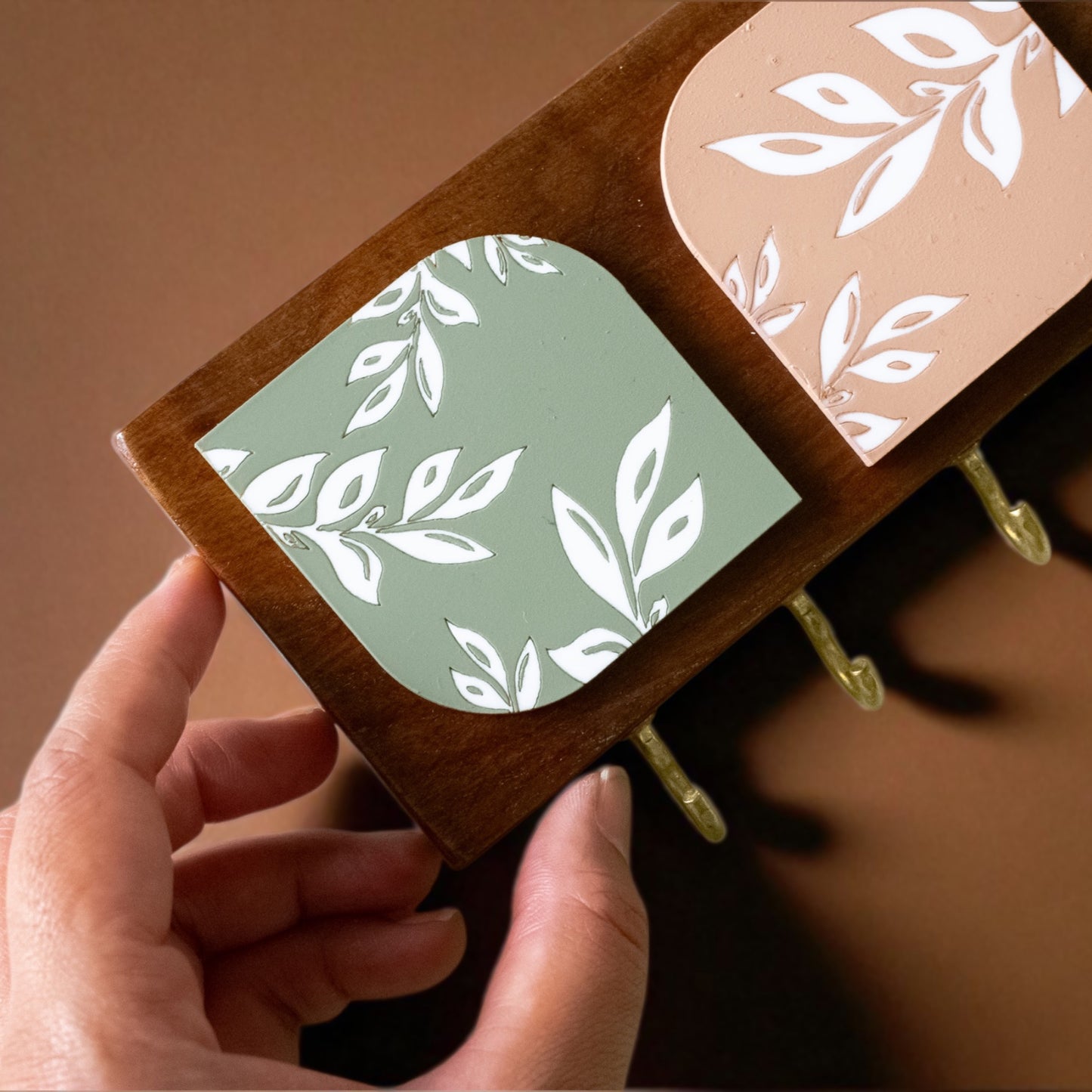 Key holder | Triple | Zebrina Design | Foliage Collection