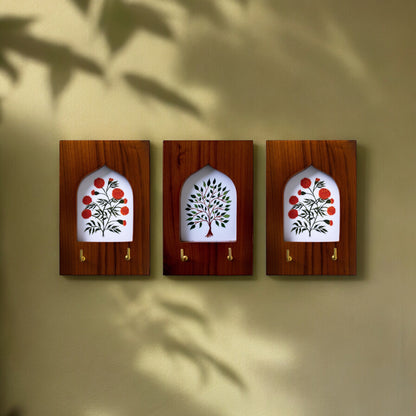 Set of 3 | Key holders | Single Window | Jharokha Collection