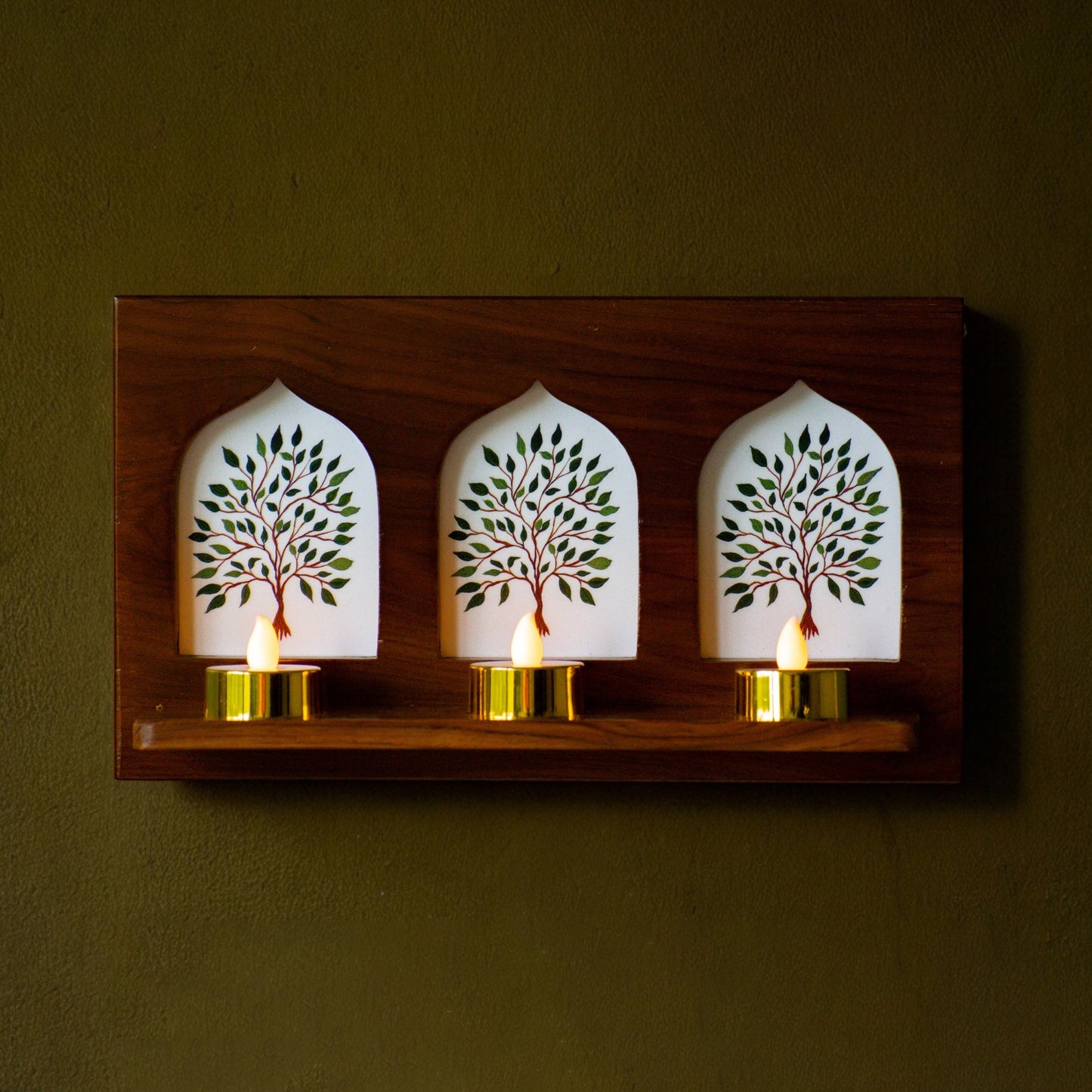 Candle holder | Triple Window | Jharokha Collection