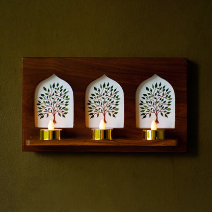 Candle holder | Triple Window | Jharokha Collection