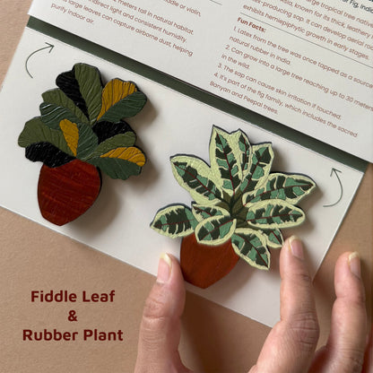 Tropical Garden Magnets | Set of 2