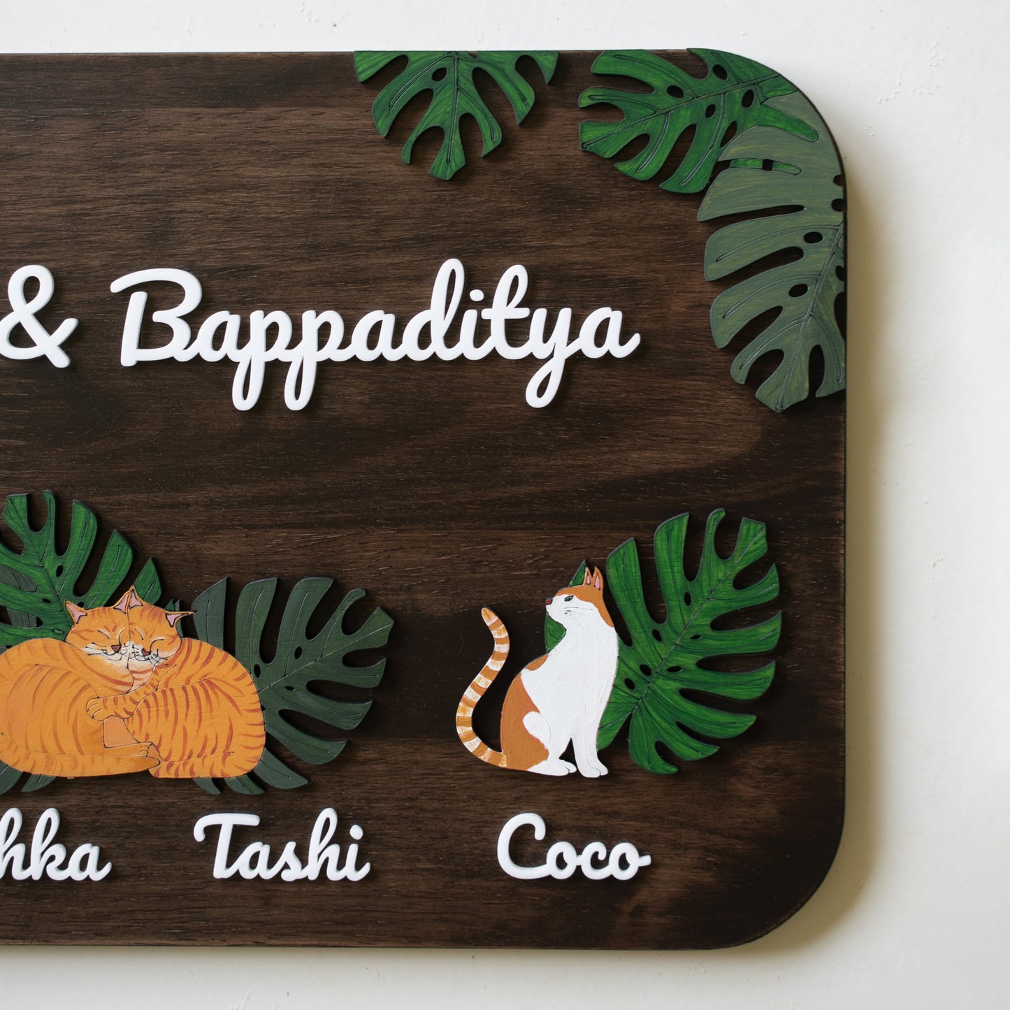 Rectangle | 15" X  9" | Paw Plate | Personalised Pet Nameplate