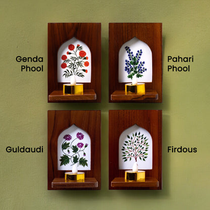 Set of 3 | Candle holders | Single Window | Jharokha Collection