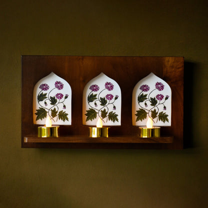 Candle holder | Triple Window | Jharokha Collection