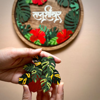 Monstera & Hibiscus | Tropical Garden Collection