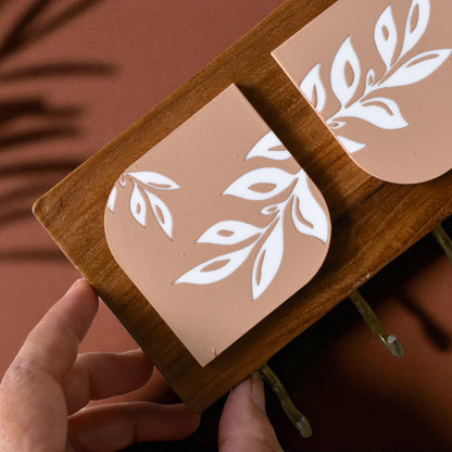 Key holder | Double | Zebrina Design | Foliage Collection