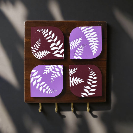 Key holder | Quad | Fern Design 1 | Foliage Collection
