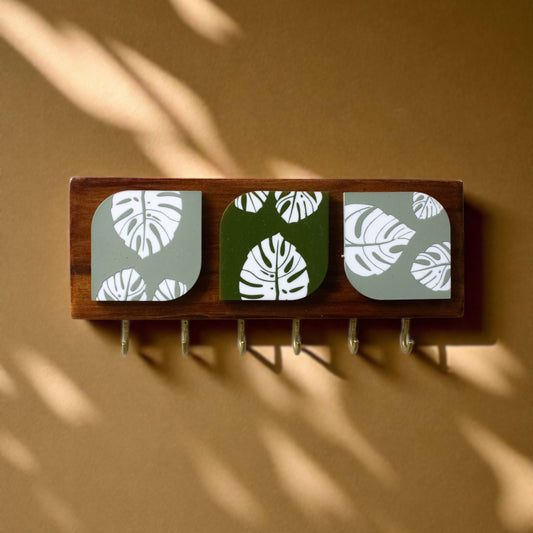 Key holder | Triple | Monstera Design 2 | Foliage Collection